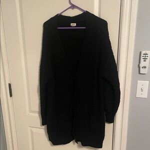 a.n.a Women's Classic Black Cardigan